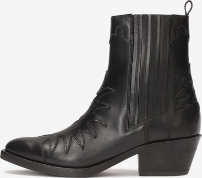 Kazar Bottes de cowboy en noir, Vue avec produit