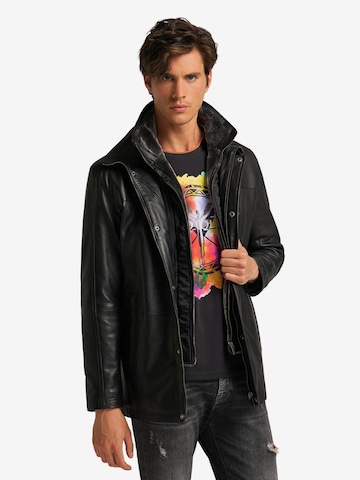 Carlo Colucci Between-Season Jacket 'Carlson2' in Black: front