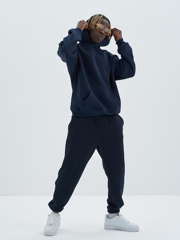 Ossy Homer Sweatshirt 'Oversize Puffy Hoodie' in Blau