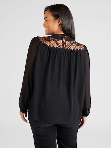 ONLY Carmakoma Blouse 'NEW CAT' in Black