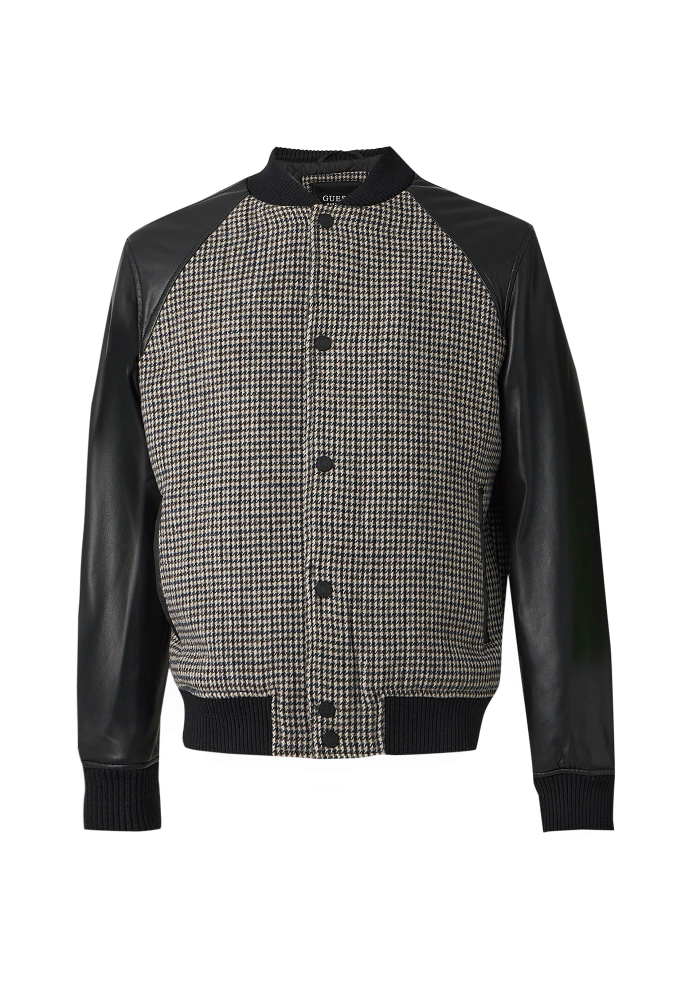 GUESS - Chaqueta de entretiempo en negro: frente