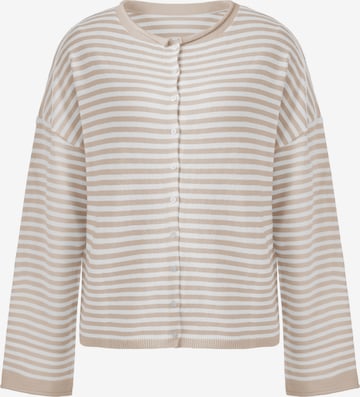 Imily Bela Gebreid vest in Beige: voorkant