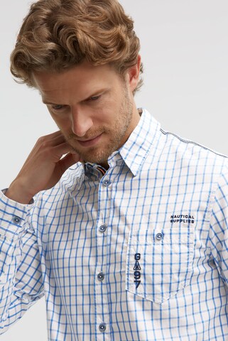 Gaastra Slim fit Button Up Shirt in Blue