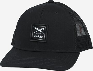 Iriedaily Cap in Black: front