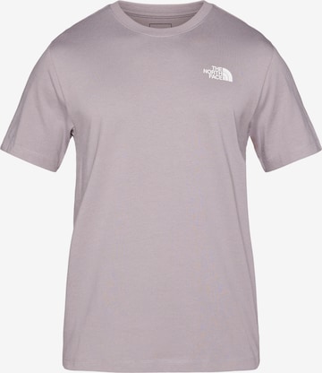Tricou de la THE NORTH FACE pe mov: față