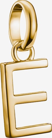 Thomas Sabo Anhänger 'Buchstabe E' in Gold: Vorderseite