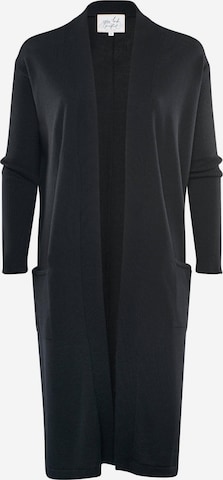 YOU LOOK PERFECT Knit cardigan 'BLOSSOM' in Black: front