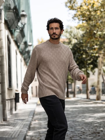 Pull-over 'Hermann' DAN FOX APPAREL en gris