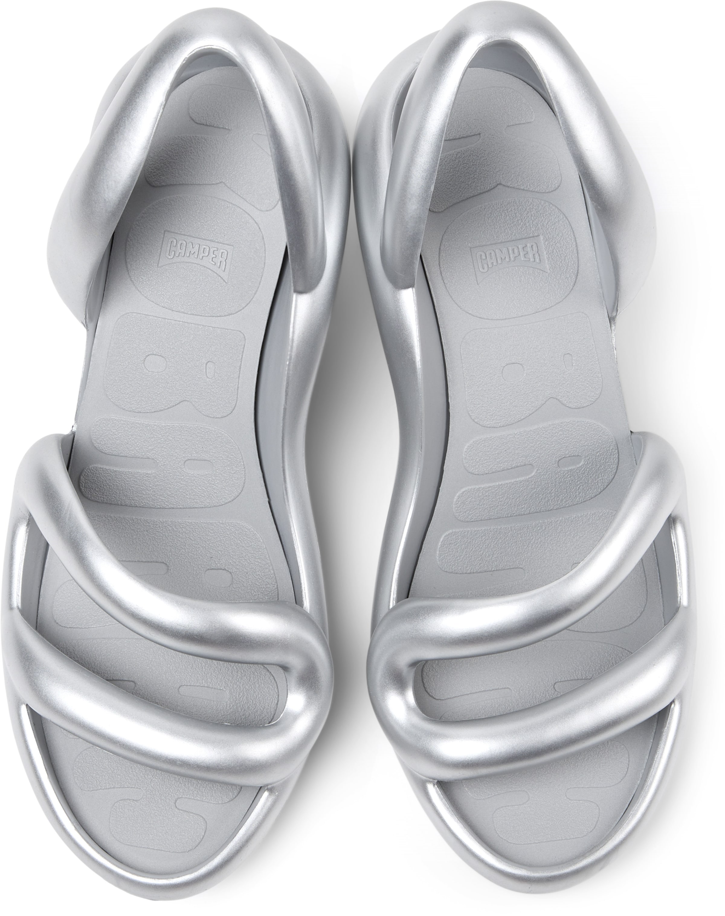 Sandalo 'Kobarah' di CAMPER in argento