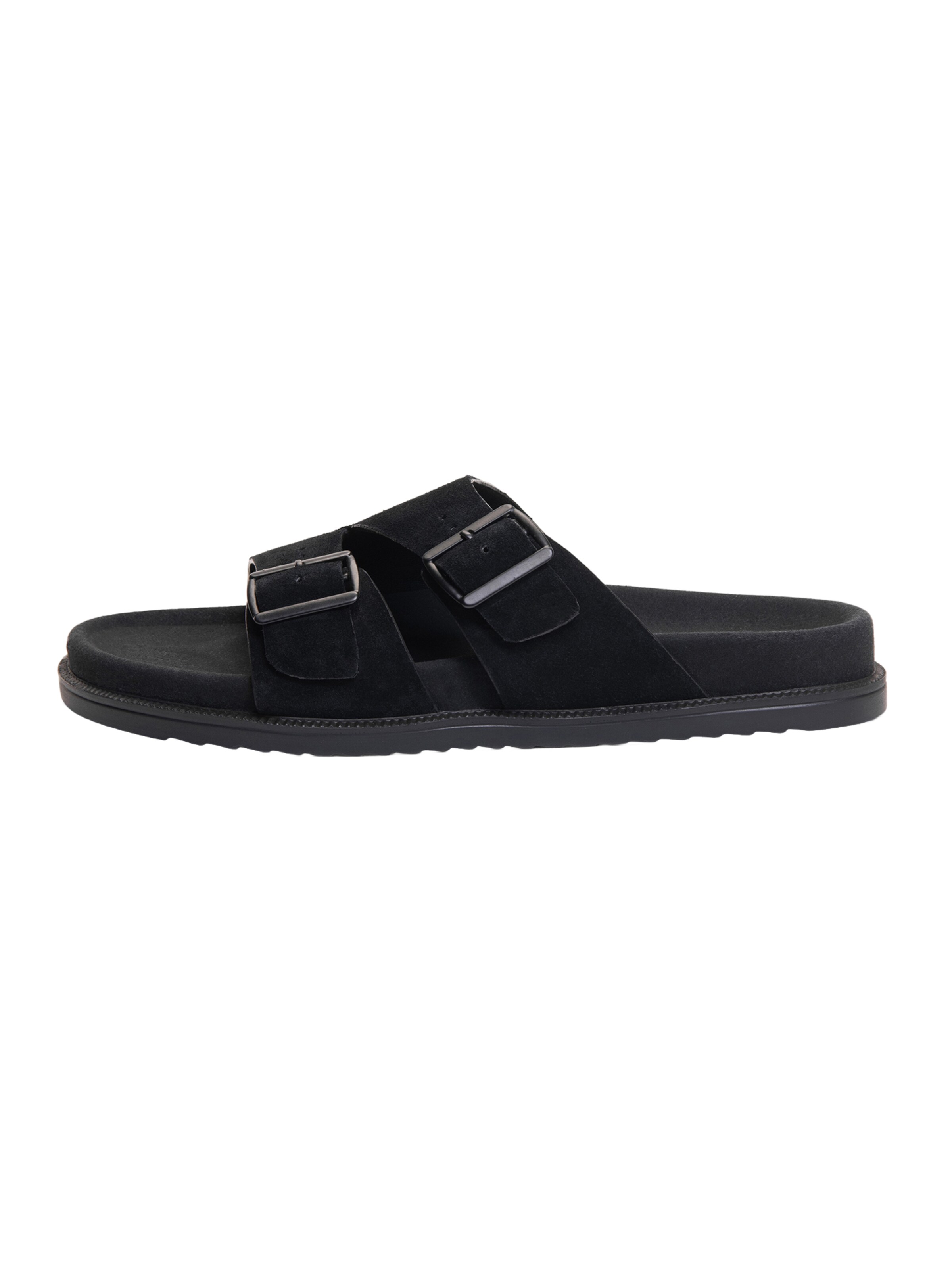 Zoccoletto di Ombre in nero: frontale