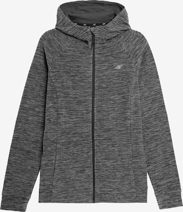 4F Funktionsfleecejacke 'F147' in Grau: predná strana