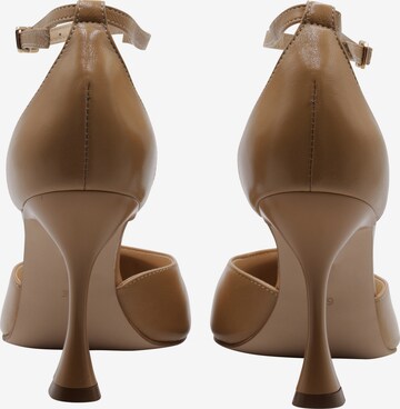 faina Pumps med slynger i beige