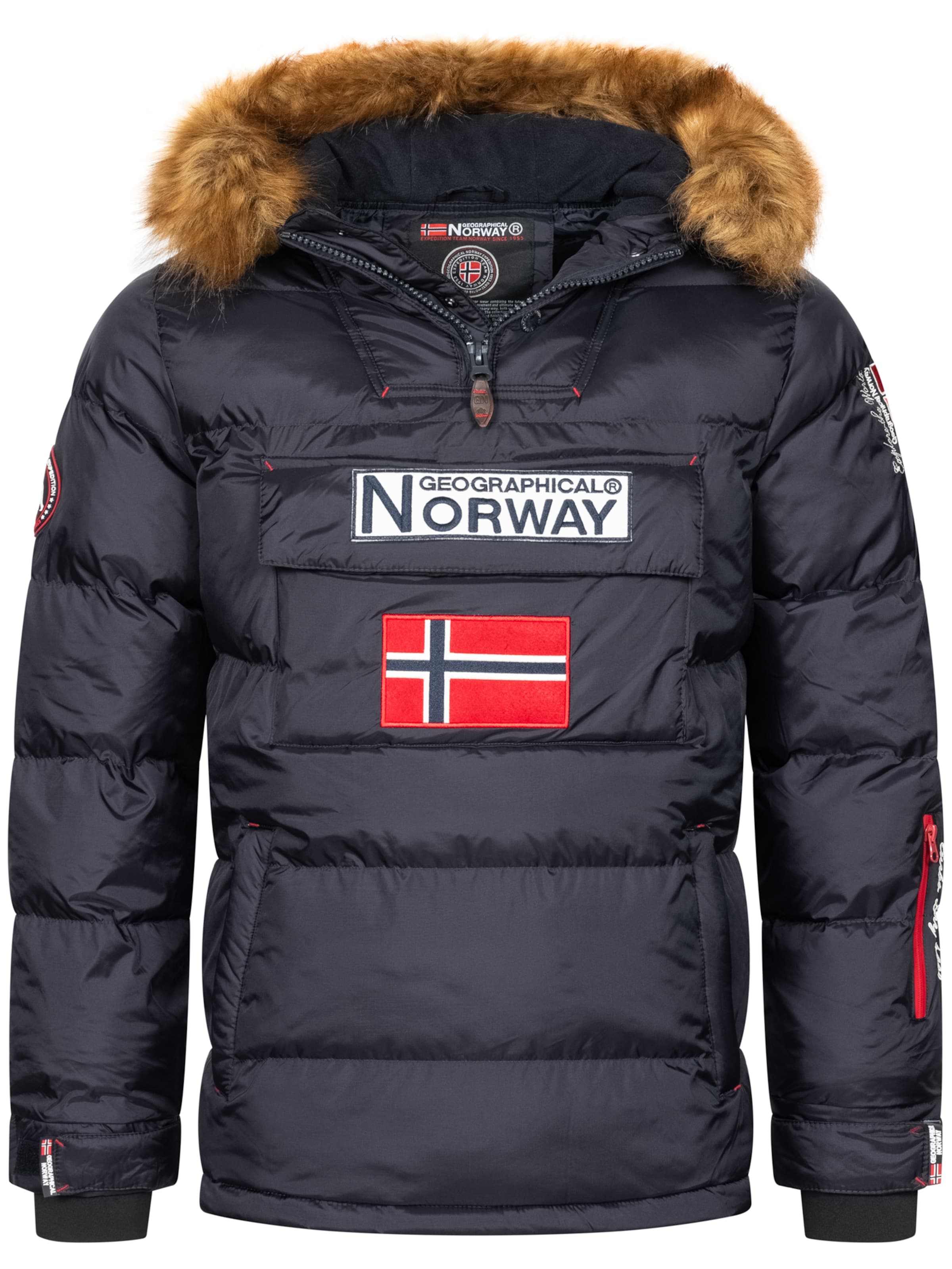 GEOGRAPHICAL NORWAY Winter jacket in Blue: front
