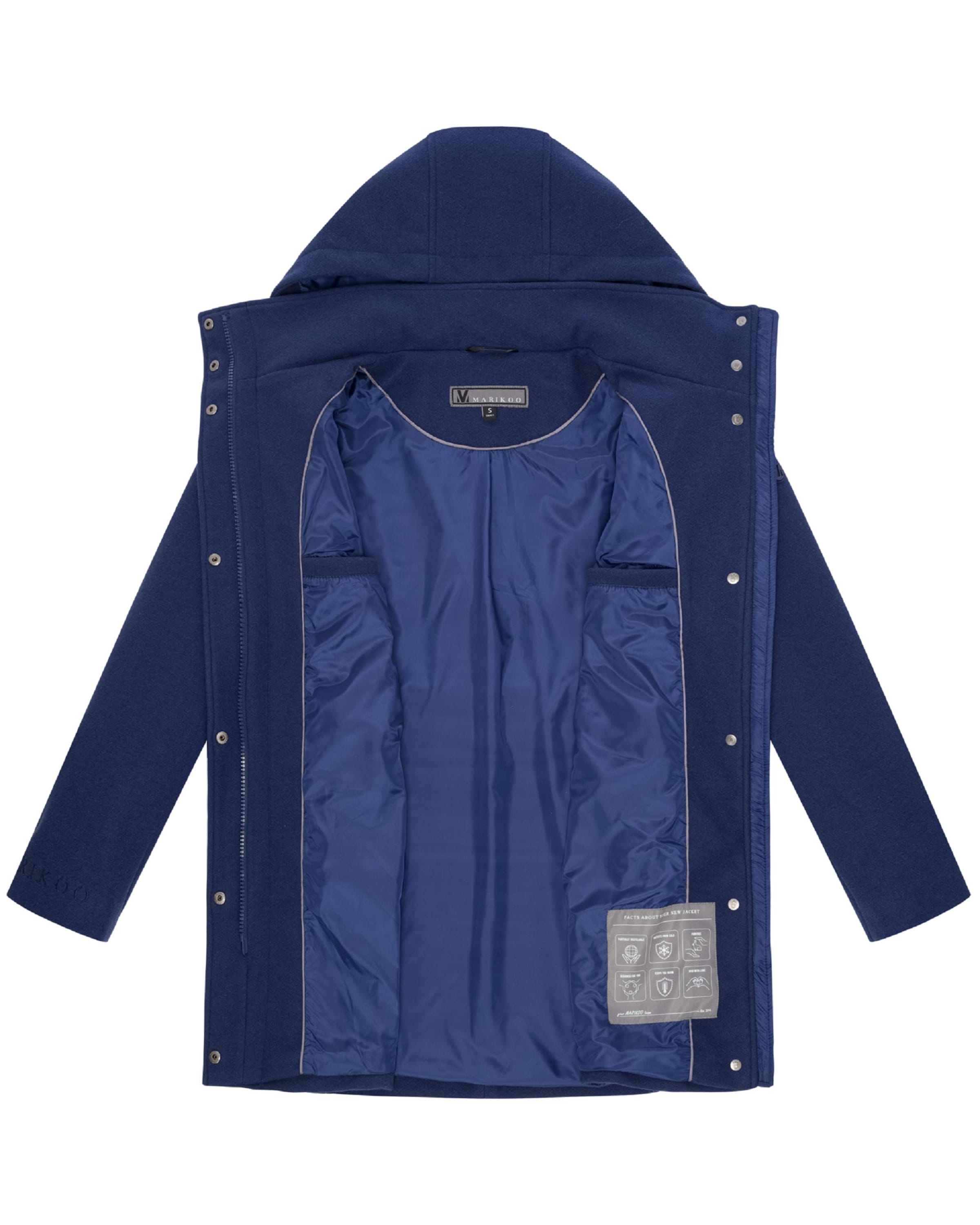 Manteau mi-saison 'Katalinaa 16' MARIKOO en bleu