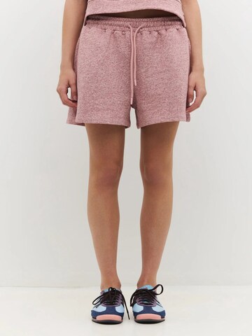 No Matter What Wide leg Broek in Roze