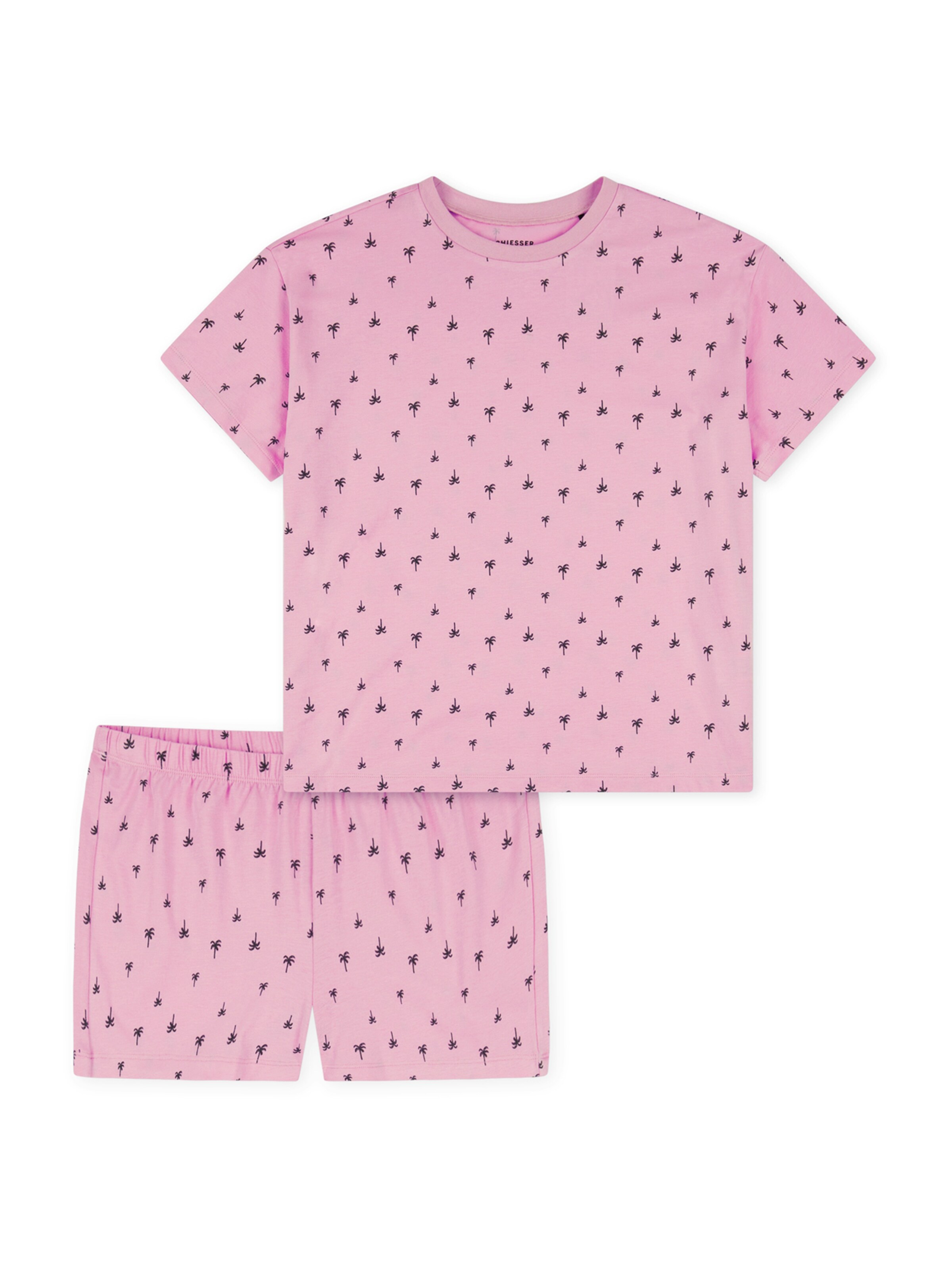 Pyjama ' Nightwear ' SCHIESSER en rose : devant