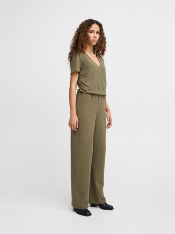 ICHI Jumpsuit 'IXMila' in Green: front