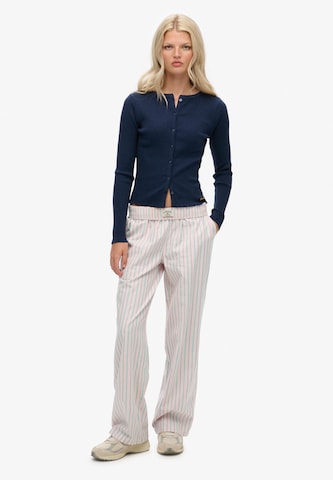 Superdry Gebreid vest in Blauw