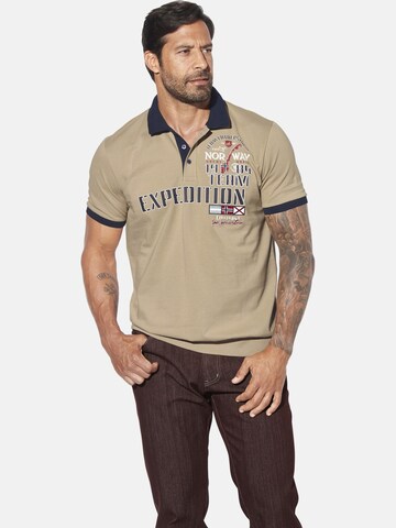 Jan Vanderstorm Shirt 'Erling' in Beige: voorkant