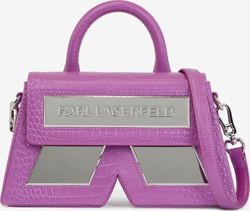 Sac à bandoulière 'IKON' Karl Lagerfeld en violet : devant