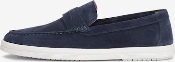 Kazar Moccasins in Blue: front