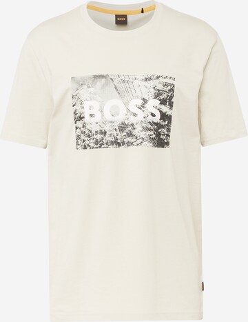 BOSS Bluser & t-shirts 'Building' i beige: forside