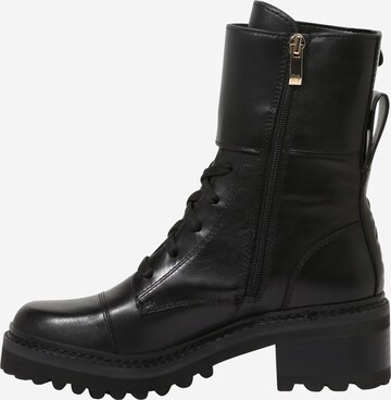 DKNY Lace-Up Ankle Boots in Black