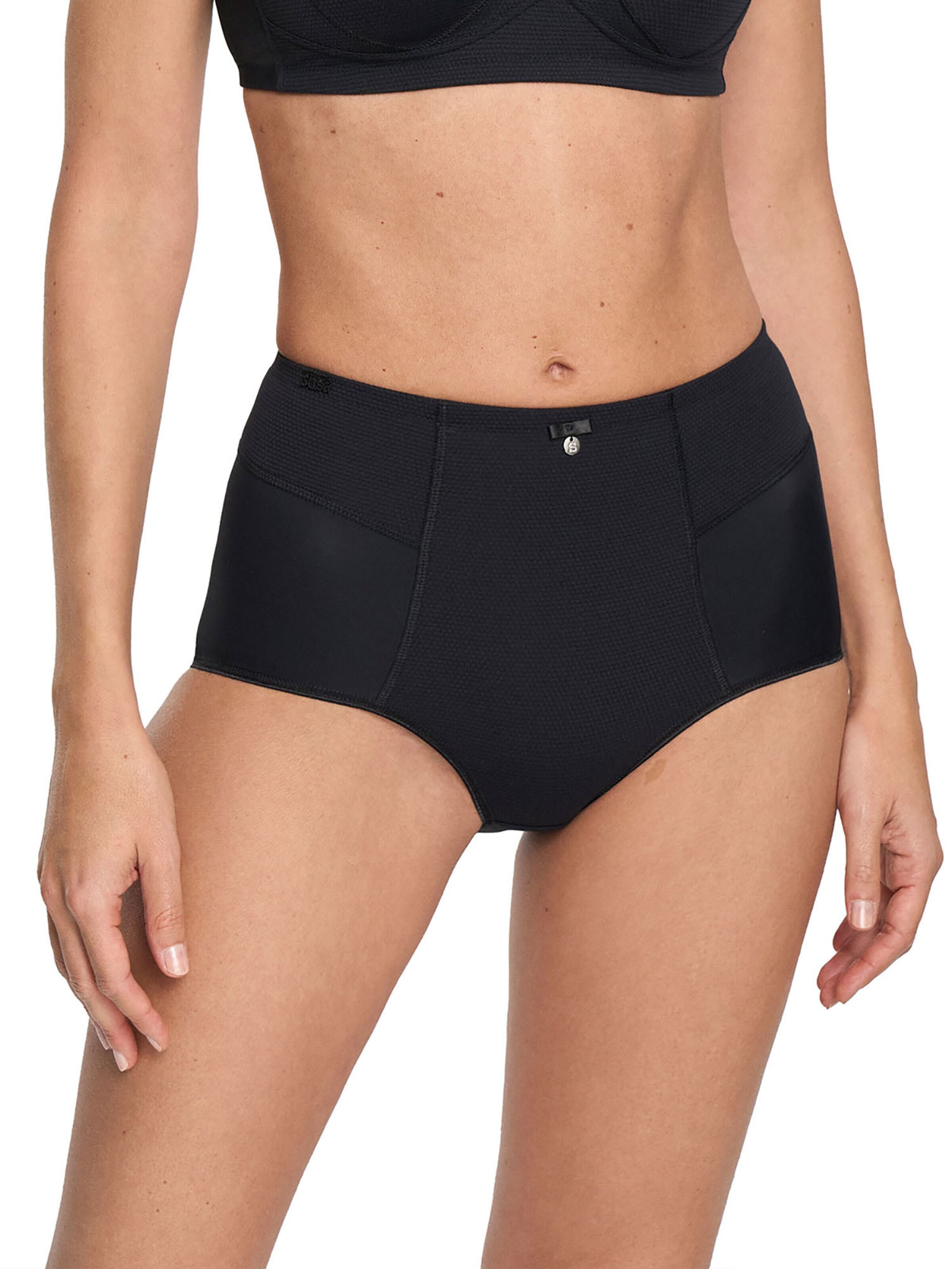 SUSA Shaping Slip 'Capri' in Black: front