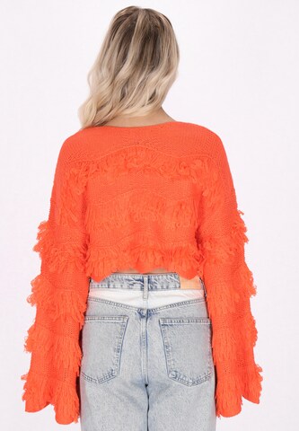 Pull-over IZIA en orange