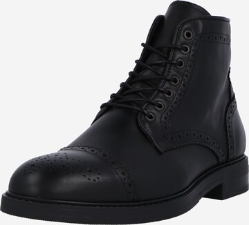 Bottines à lacets 'BLAKE' SELECTED HOMME en noir : devant