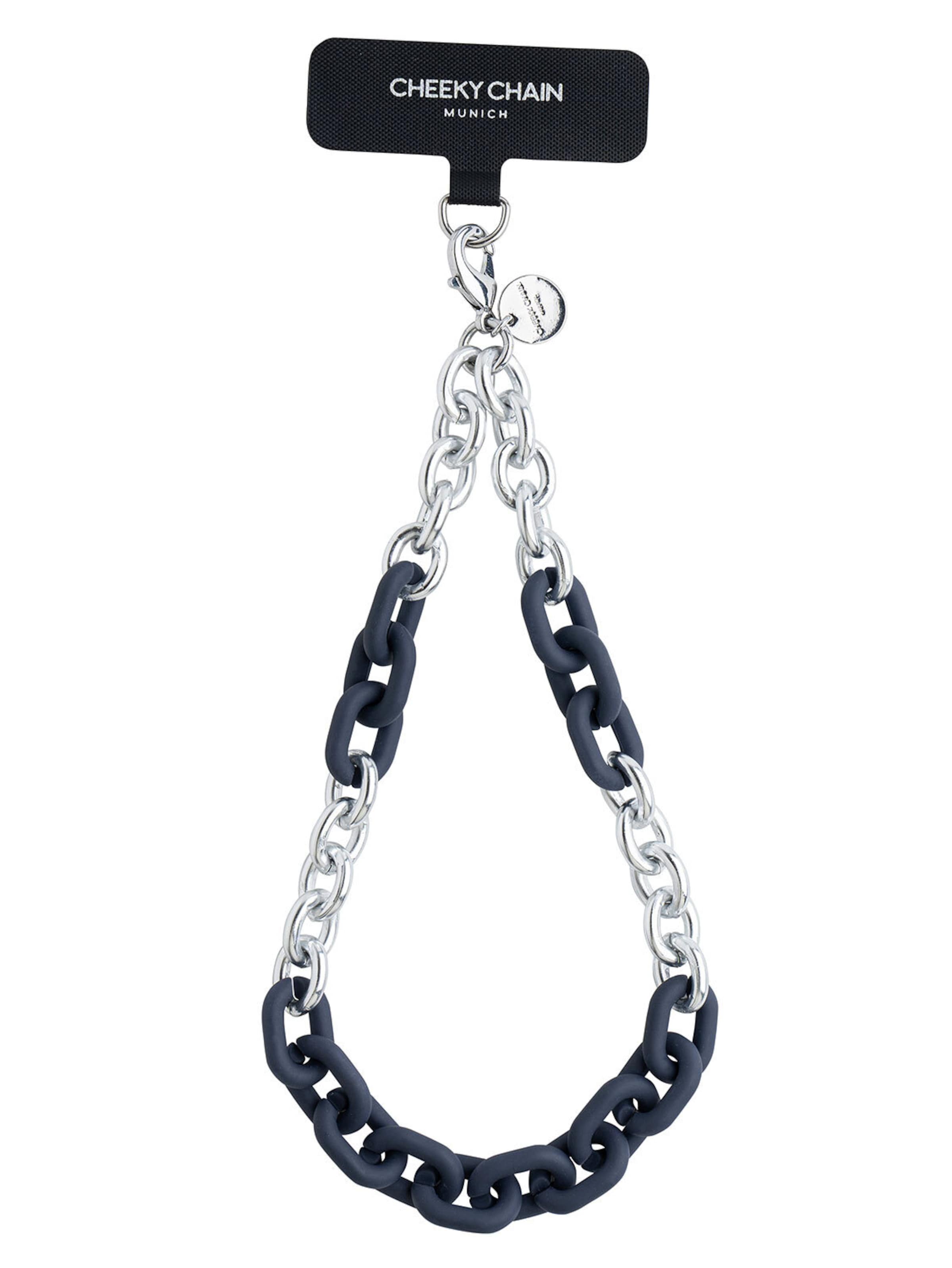 Protection pour Smartphone 'Lio' Cheeky Chain Munich en gris : devant