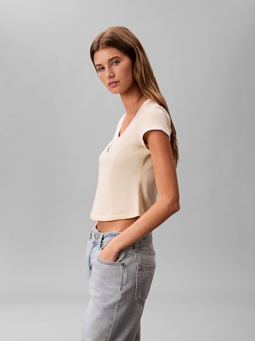 Calvin Klein Jeans Shirt in Beige