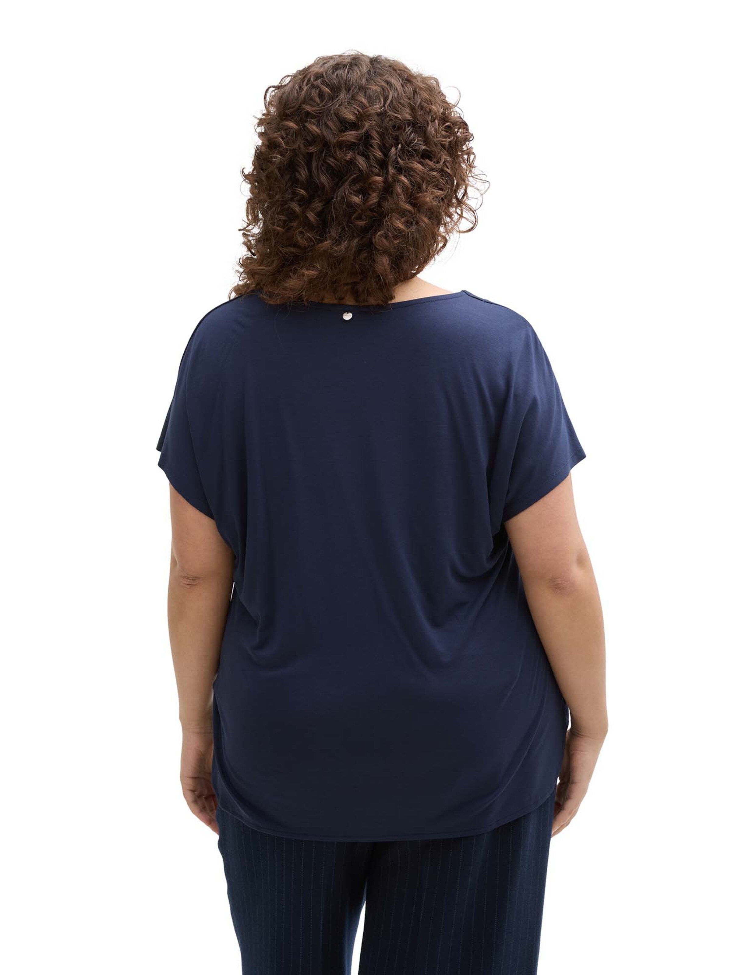 mėlyna Tom Tailor Women + Marškinėliai