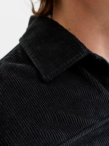 JACK & JONES Regular Fit Hemd 'JJEREGENT' in Schwarz