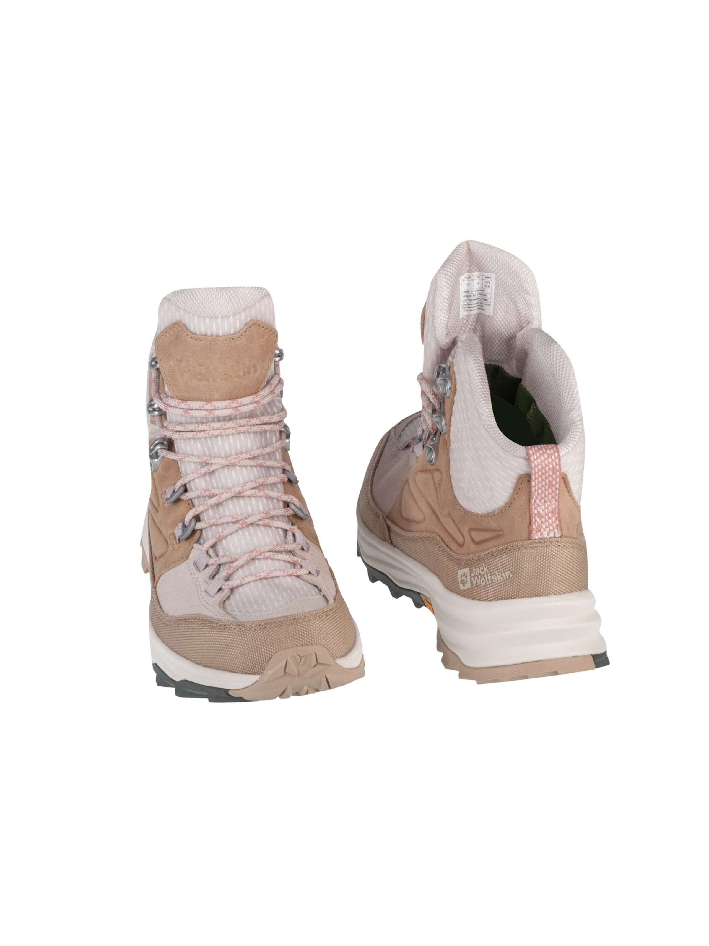 JACK WOLFSKIN Boots 'Jack Wolfskin Cyrox Texapore Mid W' in Beige