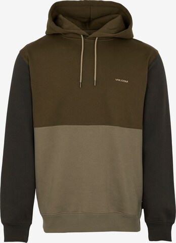 Volcom Sweatshirt in Green: front