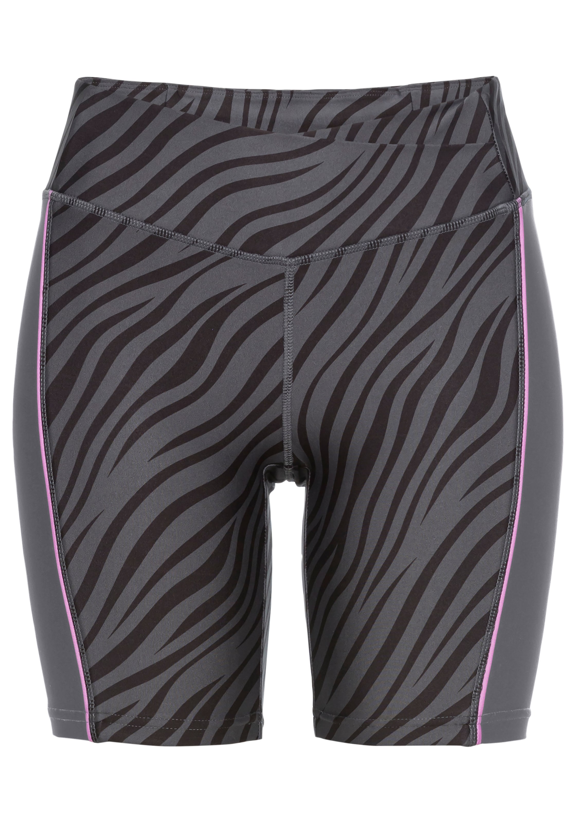 LASCANA ACTIVE - Skinny Pantalón deportivo en negro: frente