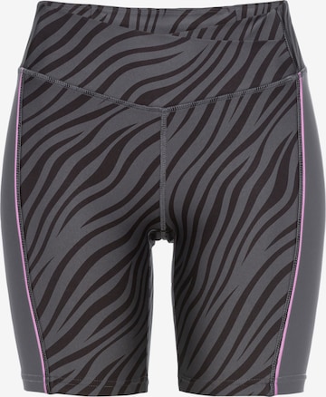 LASCANA ACTIVE Skinny Sportbyxa i svart: framsida