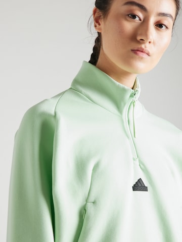 ADIDAS SPORTSWEAR - Sweatshirt de desporto 'Z.N.E.' em verde