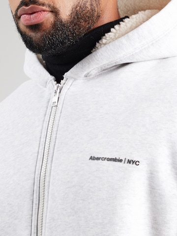 Abercrombie & Fitch Sweatjacke in Grau