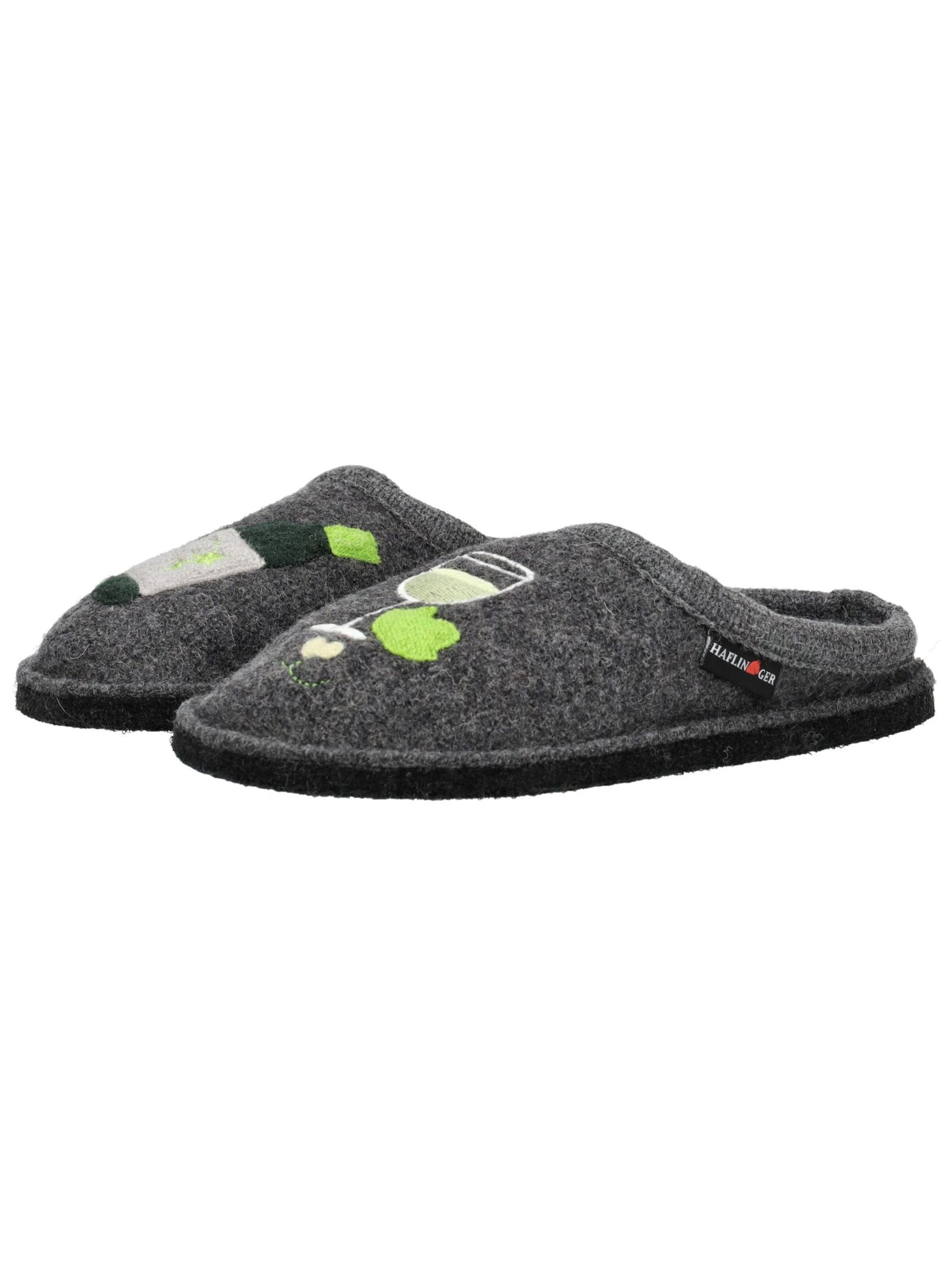Pantoufle HAFLINGER en gris