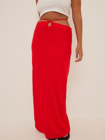 NA-KD Skirt in Red: front