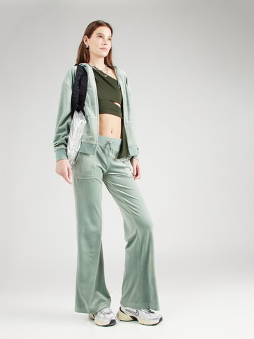 Juicy Couture Flared Broek 'LAYLA' in Groen