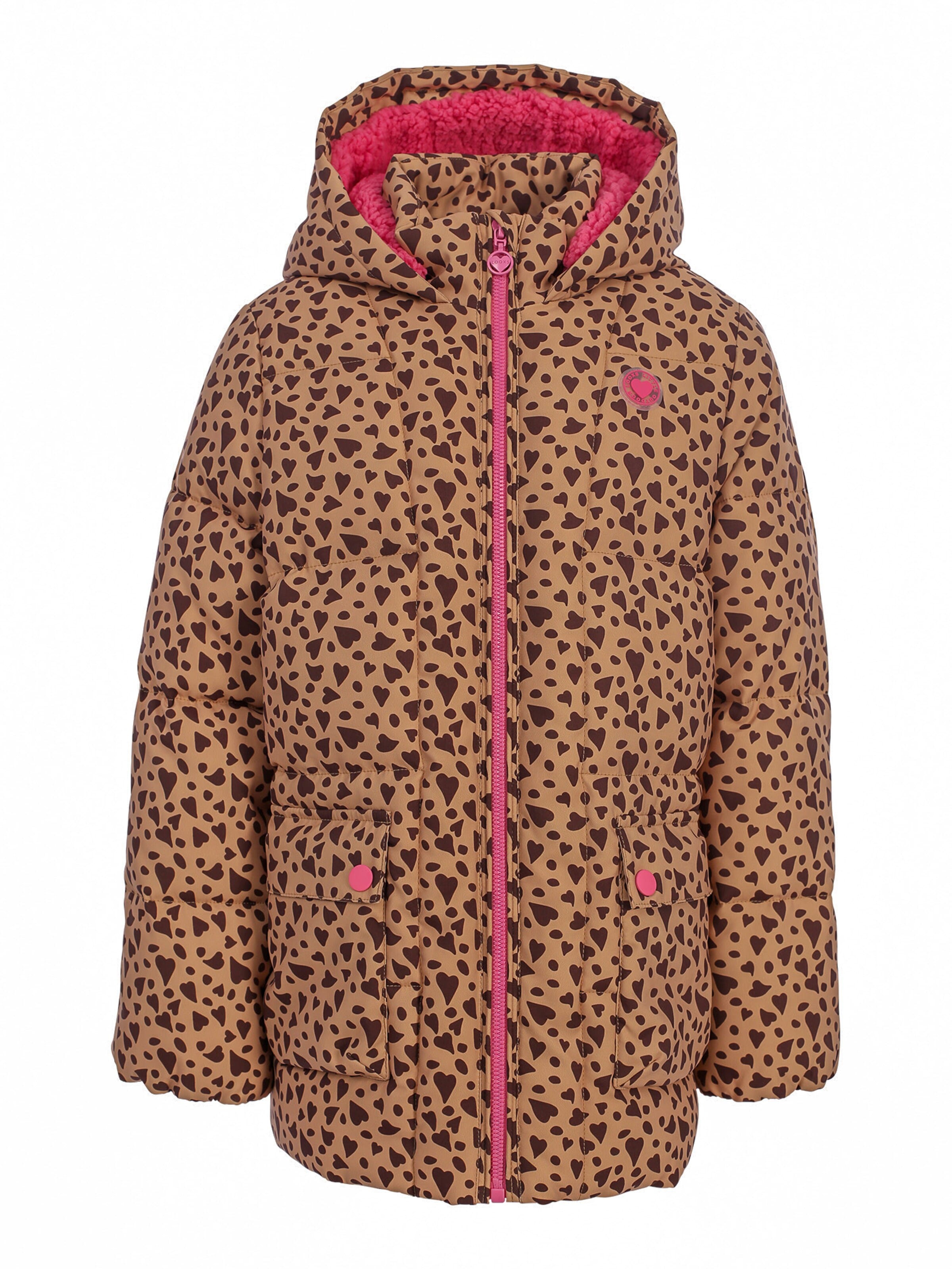 Looxs Revolution Winter Jacket in Beige: front