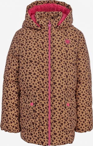 Looxs Revolution Winter jacket in Beige: front