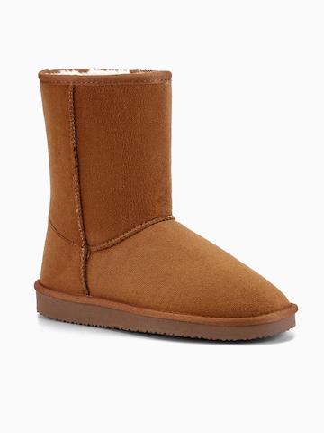 Stivale di Island Boot in marrone: frontale