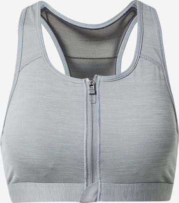 NIKE - Soutien Bustier Soutien de desporto em cinzento: frente