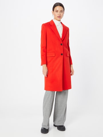 BOSS Black Between-Seasons Coat 'Catara' in Red: front