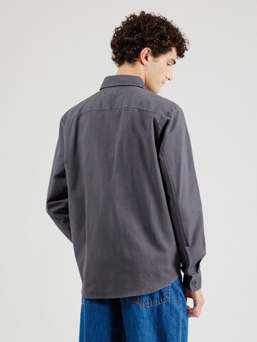Calvin Klein Jeans Regular Fit Hemd in Schwarz