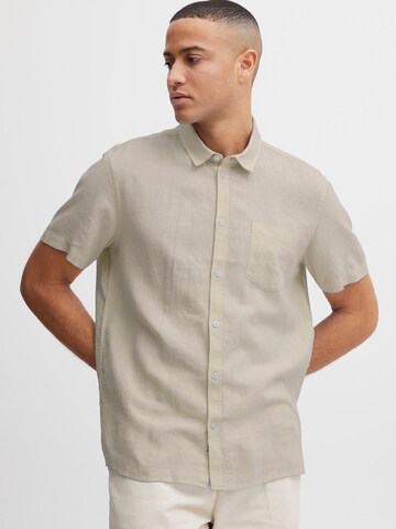 !Solid - Ajuste estrecho Camisa 'Allan' en beige: frente